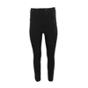 THEO THE LABEL WOMEN'S BLACK APHRODITE TECHNO BUTTON PANT