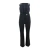 Theo The Label Aphrodite Techno Strapless Jumpsuit In Black