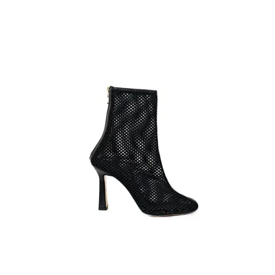 Theo The Label Women's Black Astraea Mesh Bootie