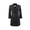 Theo The Label Women's Black Gaia Grommet Belt Romper In Black