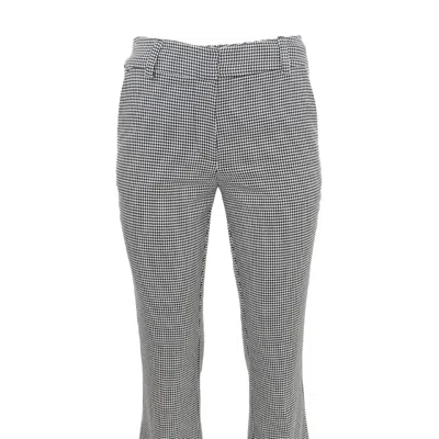 Theo The Label Women's Black / White Eris Baby Houndstooth Pant In Black/white