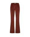 Theo The Label Women's Neutrals / Brown Clotho Corduroy Bootcut Pant In Brown