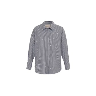 Theo The Label Women's Echo Pearly Shirt - Black / Pearl