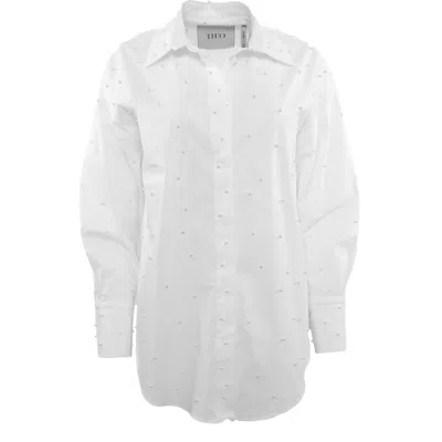 Theo The Label Women's Echo Pearly Shirt Col White