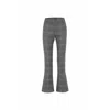 Theo The Label Women's Eudora Cropped Bootcut Sequined Prince Of Wales Pant - Black In Black