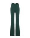 Theo The Label Women's Green Daphne High Waist Bootcut Pant - Artic Moss In Green
