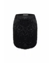 Theo The Label Kleio Sequin Skirt In Black