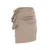 Theo The Label Atlas Bow Scuba Short Skirt