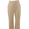 Theo The Label Women's Neutrals Gaia High-waist Wideleg Pant - Sand