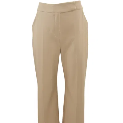 Theo The Label Women's Neutrals Gaia High-waist Wideleg Pant - Sand
