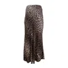 Theo The Label Women's Neutrals Kores Leopard Skirt