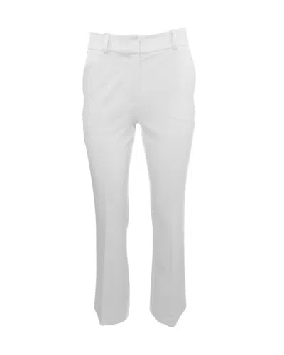 Theo The Label Women's White Aphrodite Ankle Bootcut Pant