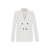 Theo The Label Women's White Aphrodite Split Sleeve Jacket - Ivory In White