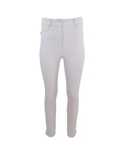 Theo The Label Women's White Aphrodite Techno Skinny Pant