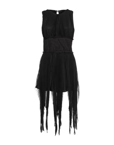 Theodora Bak Midi Dresses In Black