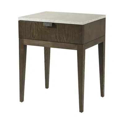 Theodore Alexander 30'' Tall 1 - Drawer Nightstand In Earth