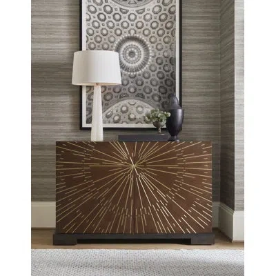Theodore Alexander 53.5" W Solid Wood Dresser In Brown
