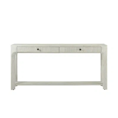 Theodore Alexander 72" Solid Wood Console Table In White