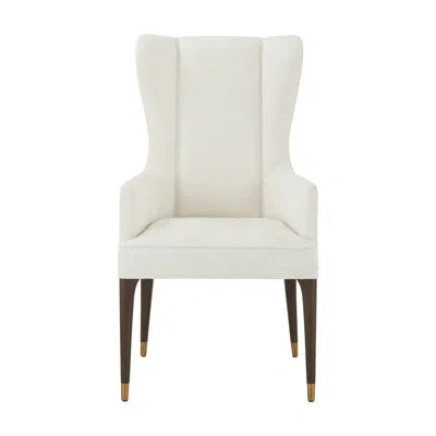 Theodore Alexander Albany Dining Arm Chair In White