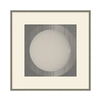 Theodore Alexander All Around Is Nothing 3 By Studio L57 Schemata - Single Picture Frame Print In Gray,beige