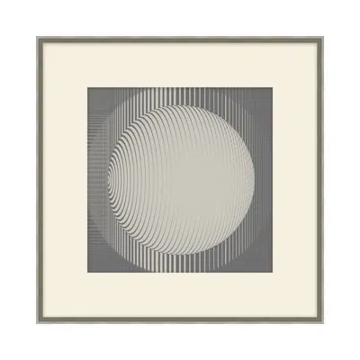 Theodore Alexander All Around Is Nothing 4 By Studio L57 - Single Picture Frame Print In Gray,beige