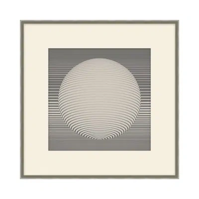 Theodore Alexander All Around Is Nothing 5 By Studio L57 - Single Picture Frame Print In Gray,beige