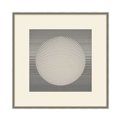 Theodore Alexander All Around Is Nothing 6 By Studio L57 - Single Picture Frame Print In Gray,beige