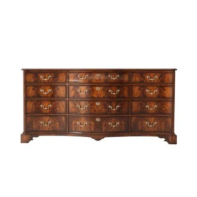 Theodore Alexander Althorp Living History 12 Drawer Dresser Chest In Brown