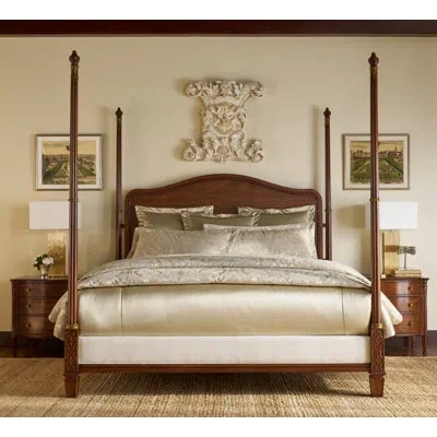 Theodore Alexander Althorp Living History 2 Piece Bedroom Set In Brown