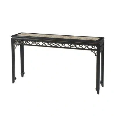 Theodore Alexander Althorp Living History Hall 60" Solid Wood Console Table In Cream