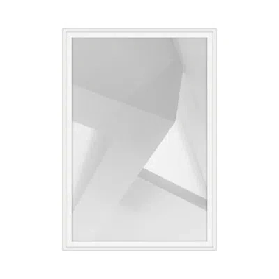 Theodore Alexander Angular Depth 3 By Angie Mcmonigal - Single Picture Frame Print In White,gray