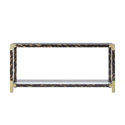 Theodore Alexander Arakan Console Table In Clear