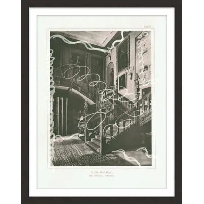 Theodore Alexander Architecture Plate Columns 4 Framed Art Print In Gray,white