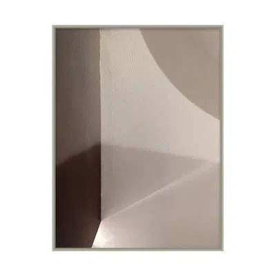 Theodore Alexander Around The Corner 1 By Dan Hobday - Floater Frame Print In Brown