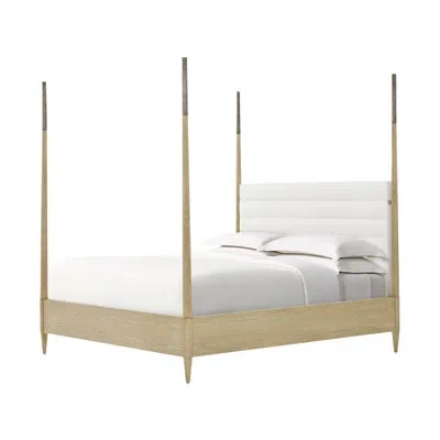 Theodore Alexander Balboa Canopy Bed In Coastal Gray