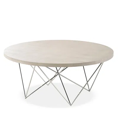 Theodore Alexander Brigham Cocktail Table In Overcast Shagreen