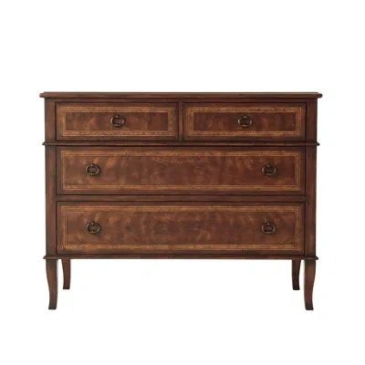 Theodore Alexander Brooksby 4 Drawer Dresser In Brown