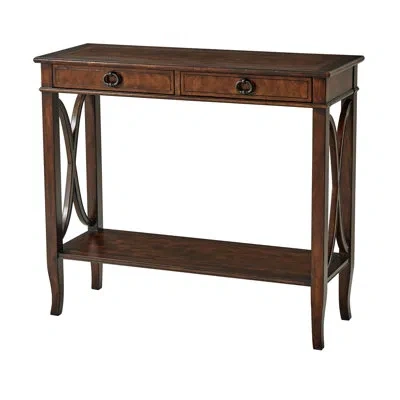 Theodore Alexander Brooksby 40" Console Table In Medium Wood