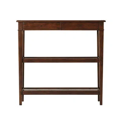 Theodore Alexander Castle Bromwich 37.75" Solid Wood Console Table In Brown