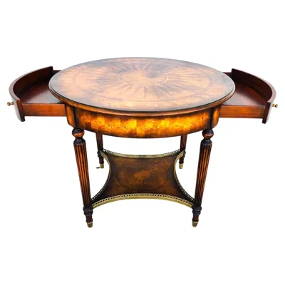Pre-owned Theodore Alexander Center Occasional Table In Brown