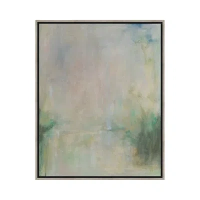 Theodore Alexander Colored In 1 By Jennifer Baker - Single Picture Frame Print On Canvas In Blue,green,beige