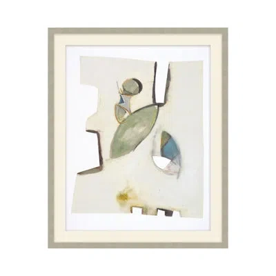 Theodore Alexander Consolidate 1 By Studio L57 - Single Picture Frame Print In Green,beige
