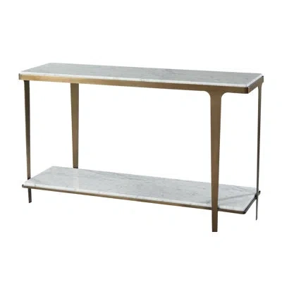 Theodore Alexander Cordell Console Table In White