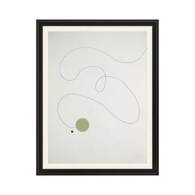 Theodore Alexander Coterie 2 By Studio L57 Schemata - Single Picture Frame Print In Light Blue,gray,green
