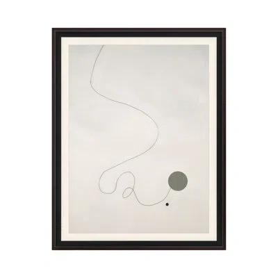 Theodore Alexander Coterie 4 By Studio L57 Schemata - Single Picture Frame Print In Light Blue,gray,green