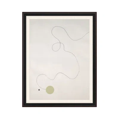 Theodore Alexander Coterie 6 By Studio L57 Schemata - Single Picture Frame Print In Olive,green,gray