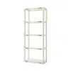 Theodore Alexander Cutting Edge Etagere In White Horn