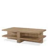 Theodore Alexander Epping Rectangular Coffee Table In Brown