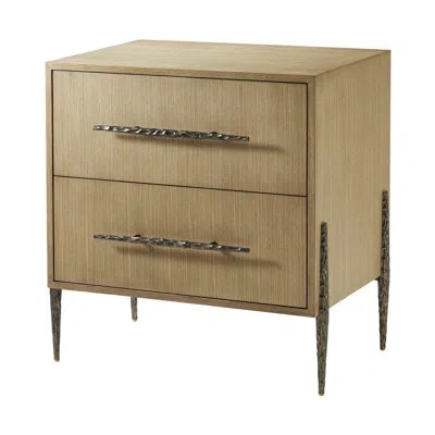 Theodore Alexander Essence 2 - Drawer Nightstand In Beige