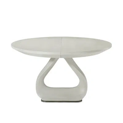 Theodore Alexander Essence Round 72" Dining Table In Opal